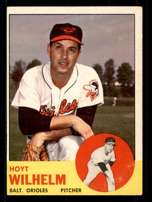 1963 Topps Baseball #108 Hoyt Wilhelm Orioles EX-MT 551468