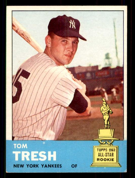1963 Topps Baseball #470 Tom Tresh Yankees EX+/EX-MT 551470