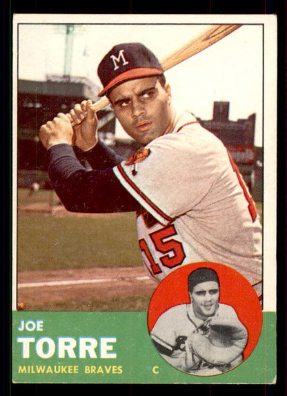 1963 Topps Baseball #347 Joe Torre Braves EX 551474