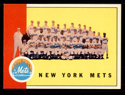 1963 Topps Baseball #473 New York Mets Team EX-MT 551477