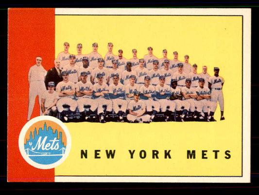 1963 Topps Baseball #473 New York Mets Team EX-MT 551477