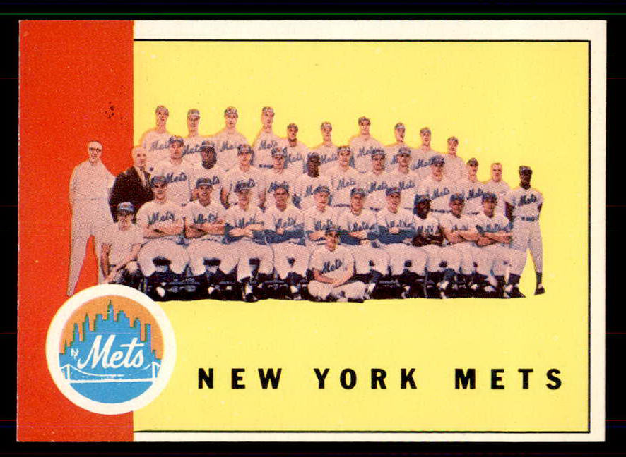 1963 Topps Baseball #473 New York Mets Team NR-MT 551478