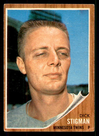 1962 Topps Baseball #532 Dick Stigman Twins VG-EX 551480
