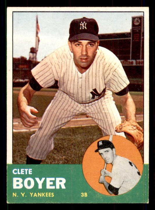 1963 Topps Baseball #361 Clete Boyer Yankees EX 551481