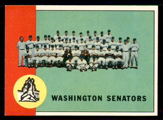 1963 Topps Baseball #131 Washington Senators Team EX-MT 551487
