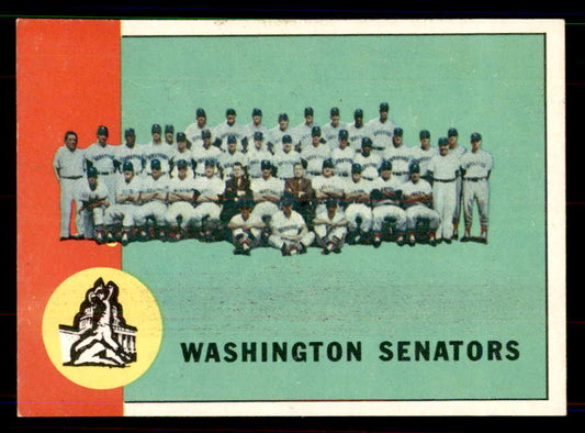 1963 Topps Baseball #131 Washington Senators Team EX-MT 551488