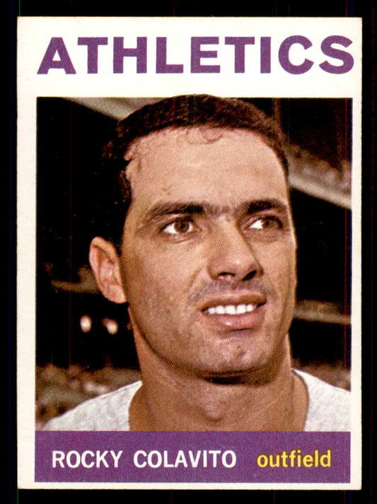 1964 Topps Baseball #320 Rocky Colavito A's EX-MT 551499