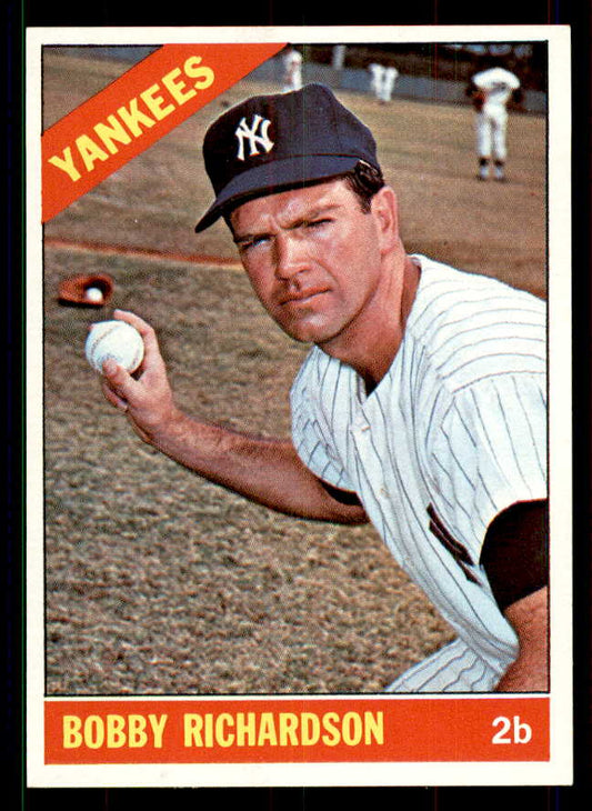 1966 Topps Baseball #490 Bobby Richardson Yankees EX-MT 551503