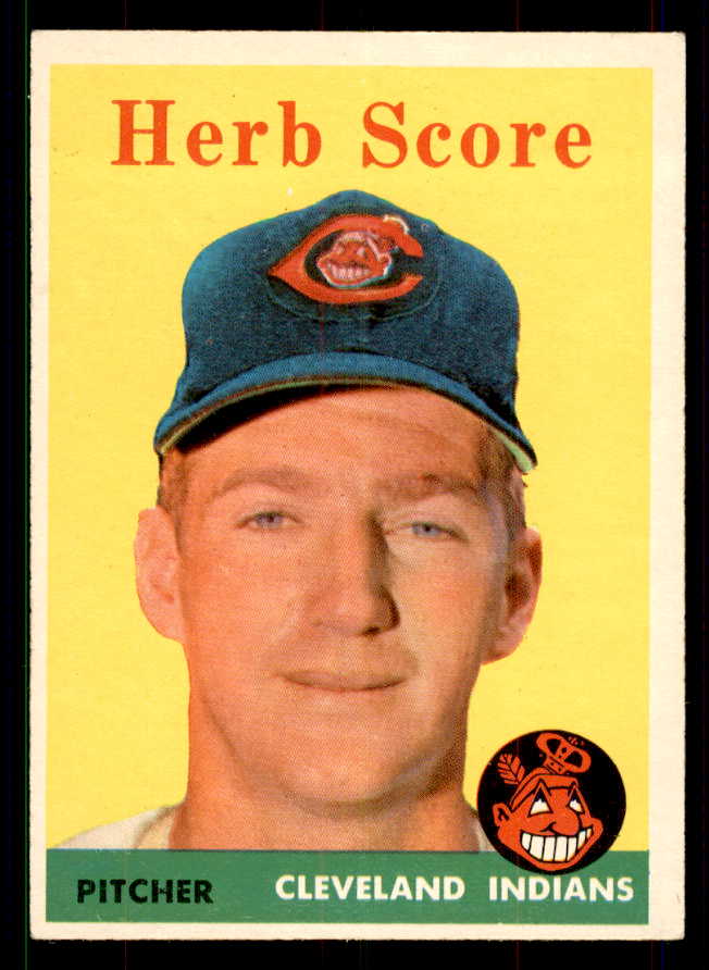 1958 Topps Baseball #352 Herb Score Indians EX 551528