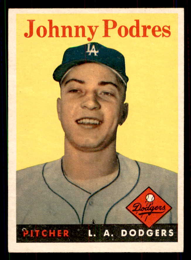 1958 Topps Baseball #120 Johnny Podres Dodgers EX-MT 551533
