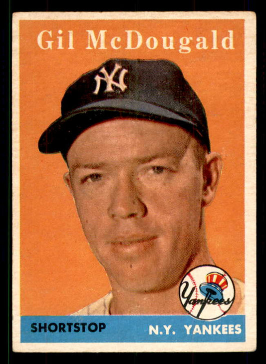 1958 Topps Baseball #020 Gil McDougald Yankees VG 551542