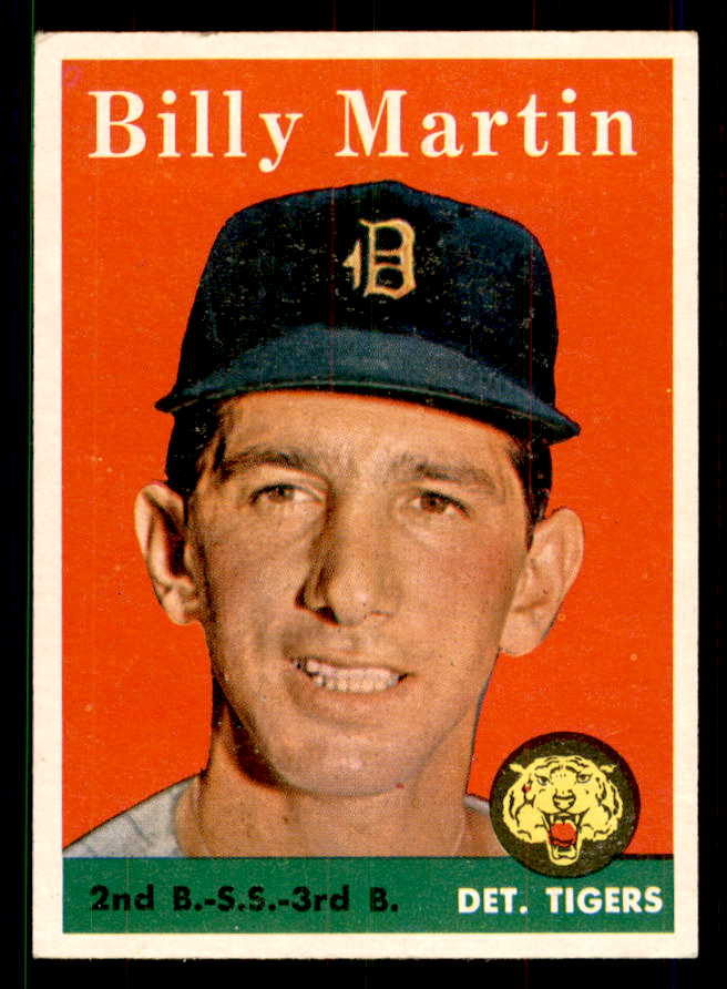 1958 Topps Baseball #271 Billy Martin Tigers EX+/EX-MT 551546
