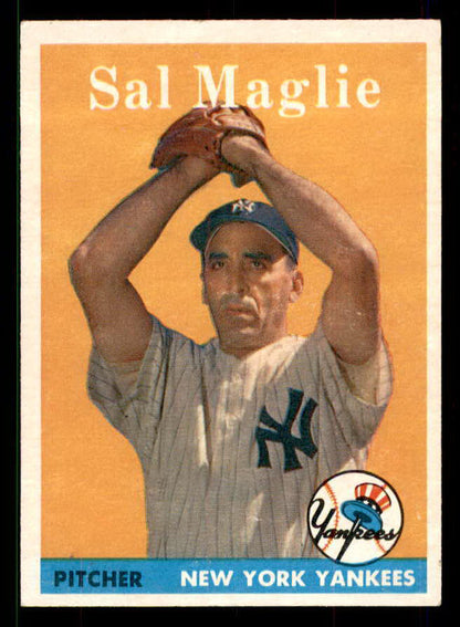 1958 Topps Baseball #043 Sal Maglie Yankees EX-MT 551547