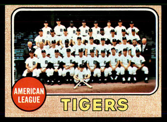 1968 Topps Baseball #528 Detroit Tigers Team EX-MT 551554