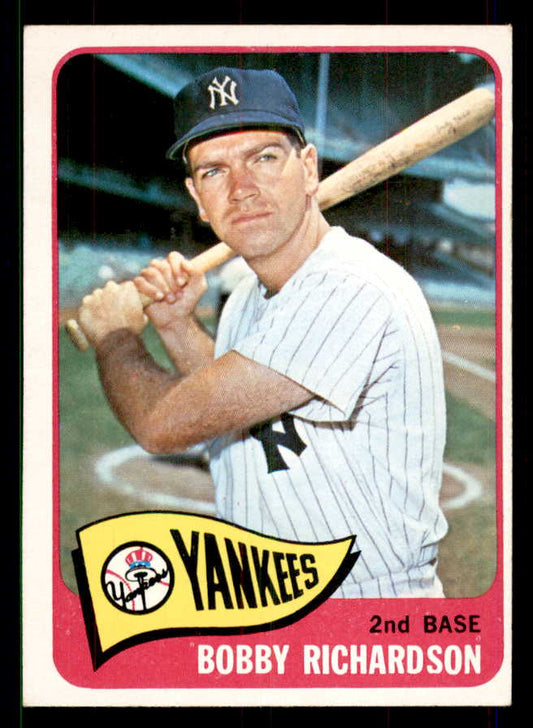 1965 Topps Baseball #115 Bobby Richardson Yankees EX-MT 551558