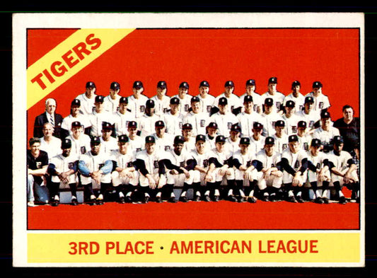 1966 Topps Baseball #583 Detroit Tigers Team EX+/EX-MT 551564