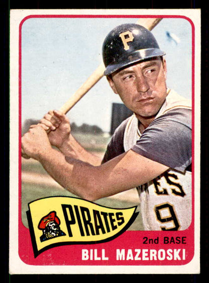 1965 Topps Baseball #095 Bill Mazeroski Pirates EX-MT 551574