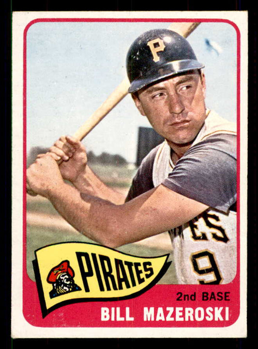 1965 Topps Baseball #095 Bill Mazeroski Pirates EX-MT 551574