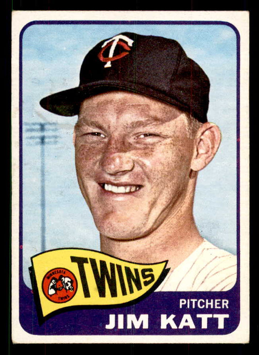 1965 Topps Baseball #062 Jim Kaat Twins EX-MT 551579