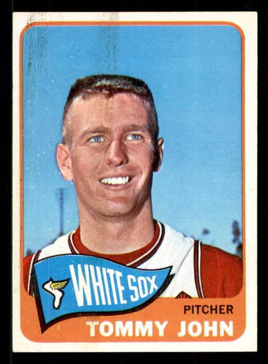 1965 Topps Baseball #208 Tommy John White Sox EX-MT 551584