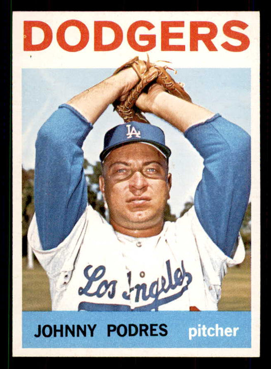1964 Topps Baseball #580 Johnny Podres Dodgers EX-MT 551596