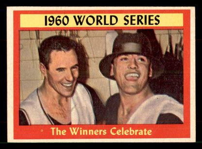 1961 Topps Baseball #313 World Series Summary Mazeroski EX-MT 551611