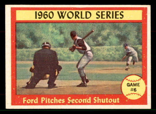 1961 Topps Baseball #311 World Series Game 6 Whitey Ford EX-MT 551612