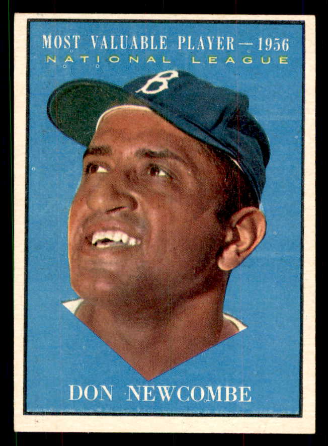 1961 Topps Baseball #483 Don Newcombe MVP Dodgers EX-MT 551617