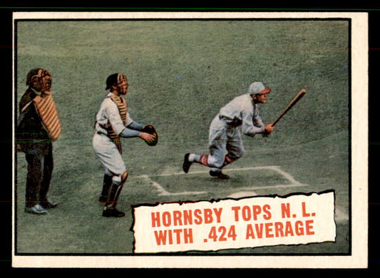 1961 Topps Baseball #404 Rogers Hornsby Cardinals EX 551619