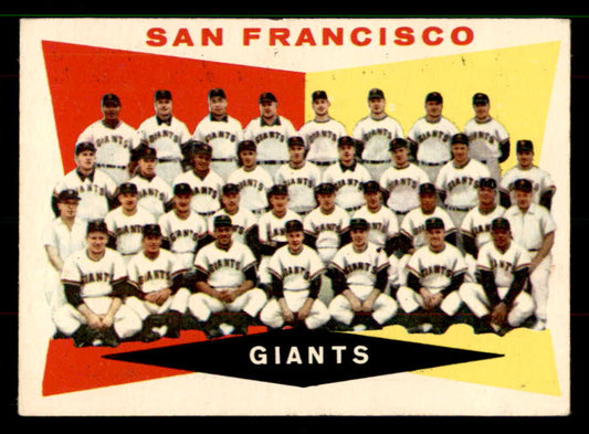 1960 Topps Baseball #151 San Francisco Giants Team EX+/EX-MT 551624