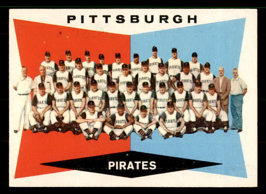 1960 Topps Baseball #484 Pittsburgh Pirates Team EX-MT 551625