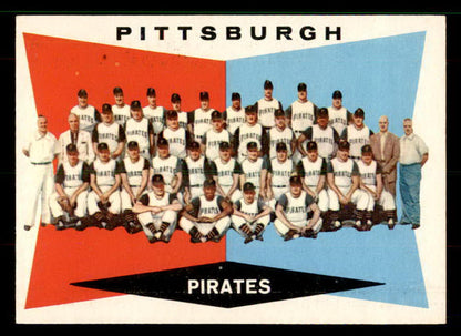 1960 Topps Baseball #484 Pittsburgh Pirates Team EX-MT 551625