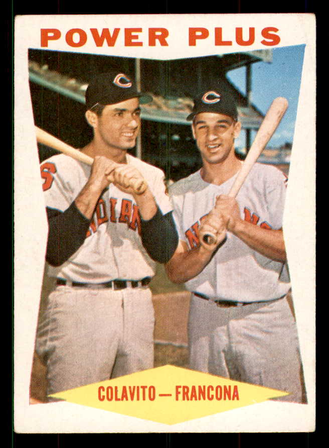 1960 Topps Baseball #260 Rocky Colavito Tito Francona VG-EX 551639