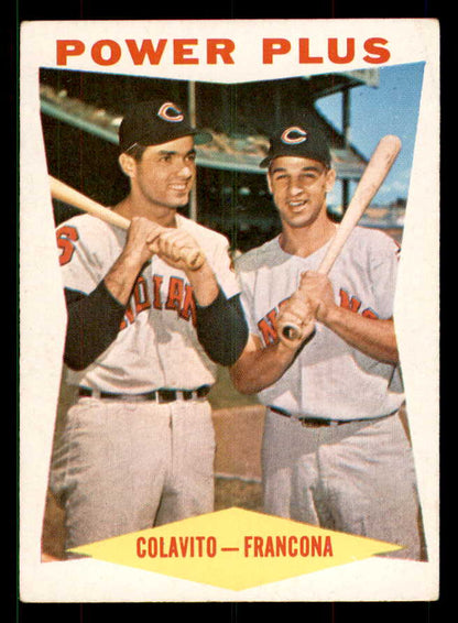 1960 Topps Baseball #260 Rocky Colavito Tito Francona VG-EX 551639