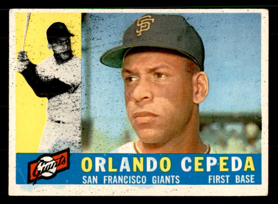 1960 Topps Baseball #450 Orlando Cepeda Giants VG 551640