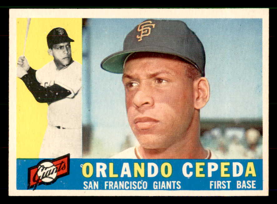 1960 Topps Baseball #450 Orlando Cepeda Giants EX-MT 551641