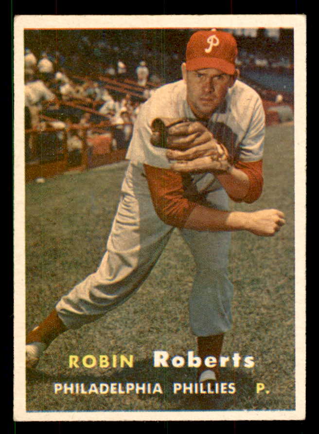 1957 Topps Baseball #015 Robin Roberts Phillies EX 551645