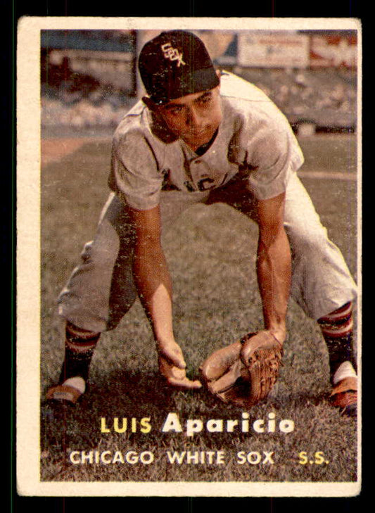 1957 Topps Baseball #007 Luis Aparicio White Sox VG 551646