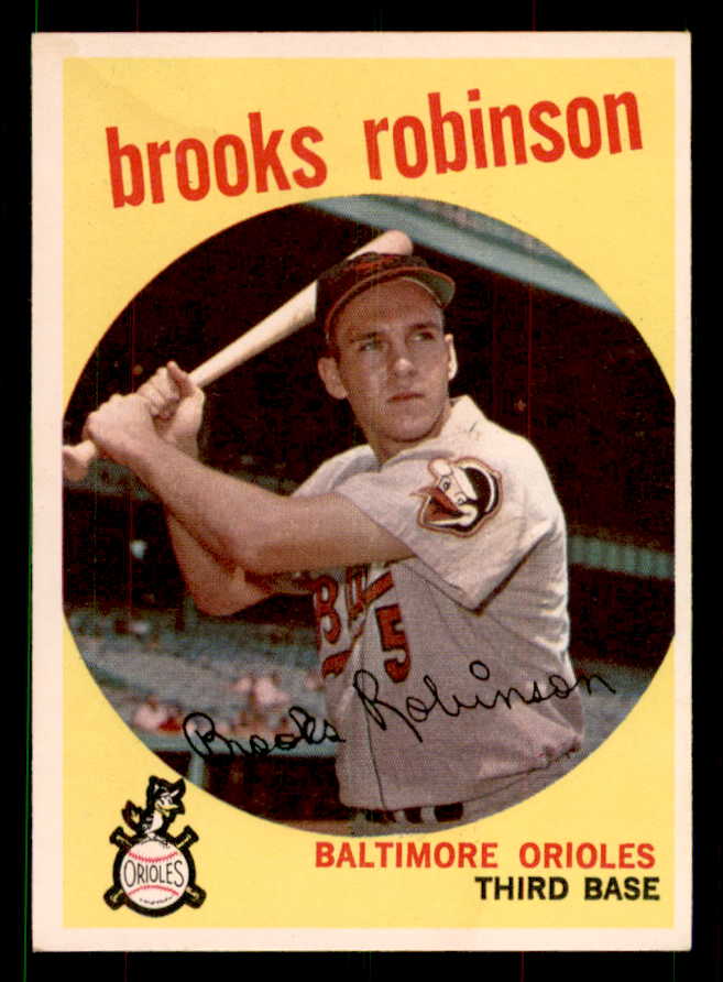 1959 Topps Baseball #439 Brooks Robinson Orioles EX 551680