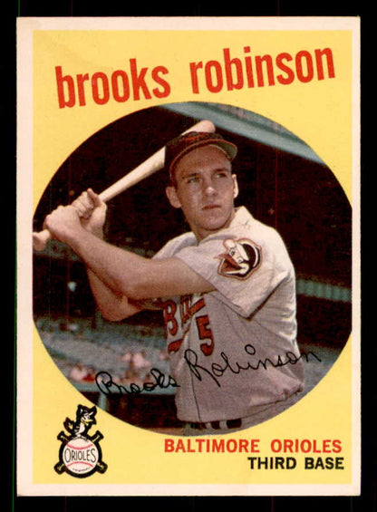 1959 Topps Baseball #439 Brooks Robinson Orioles EX 551680
