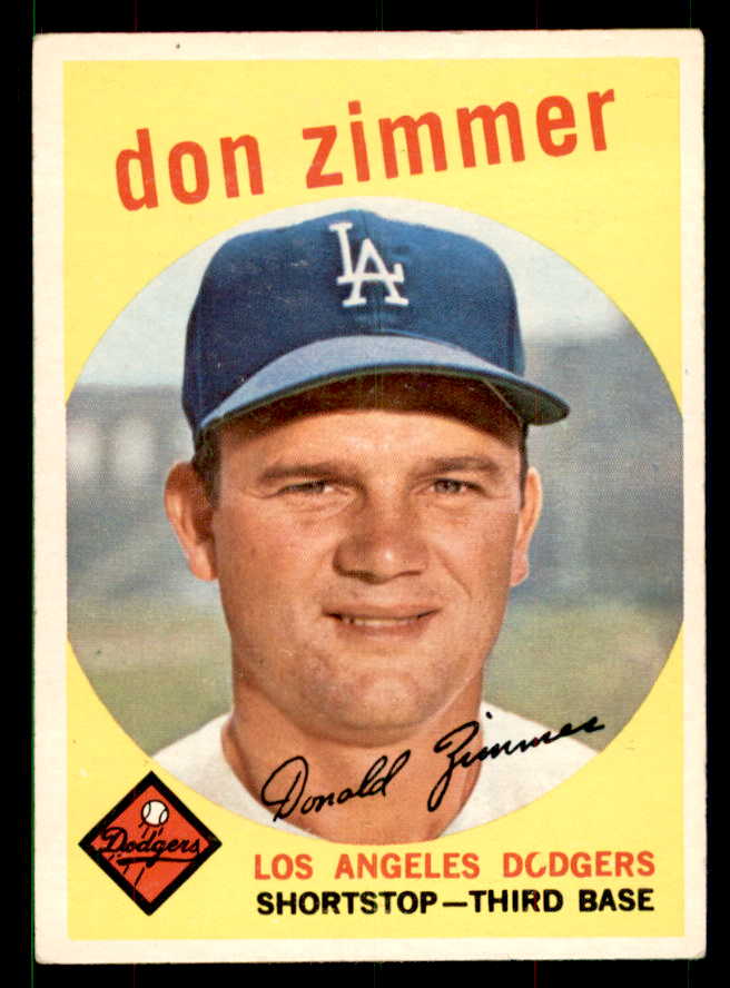 1959 Topps Baseball #287 Don Zimmer Dodgers EX-MT 551687