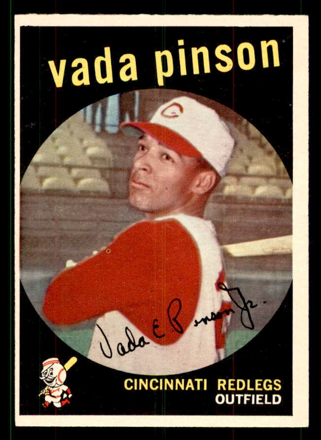 1959 Topps Baseball #448 Vada Pinson Reds EX-MT 551696