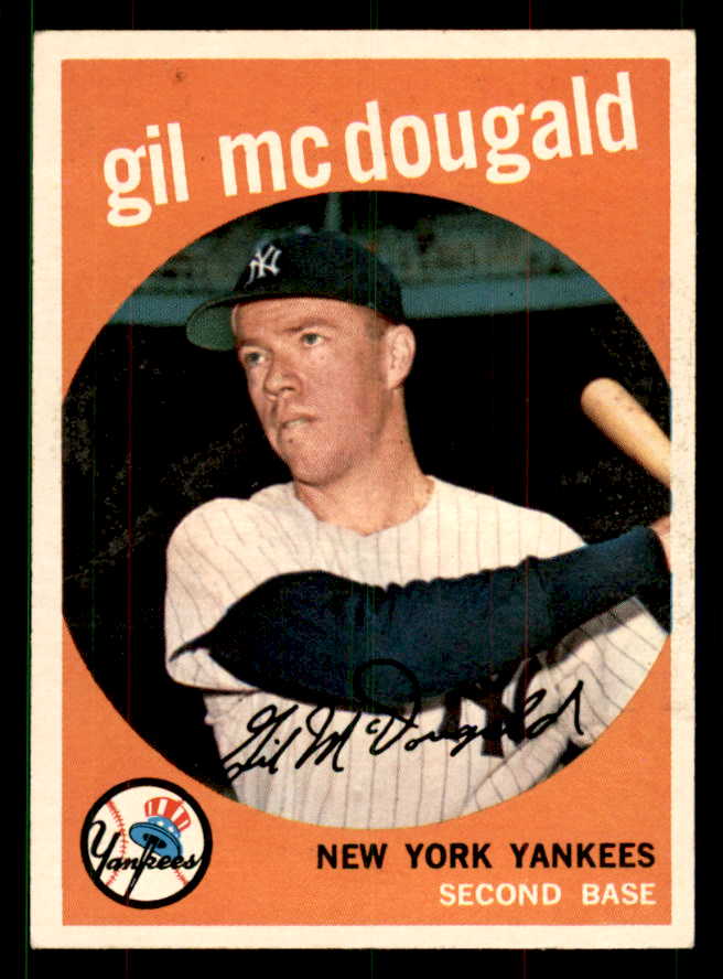1959 Topps Baseball #345 Gil McDougald Yankees EX-MT 551697