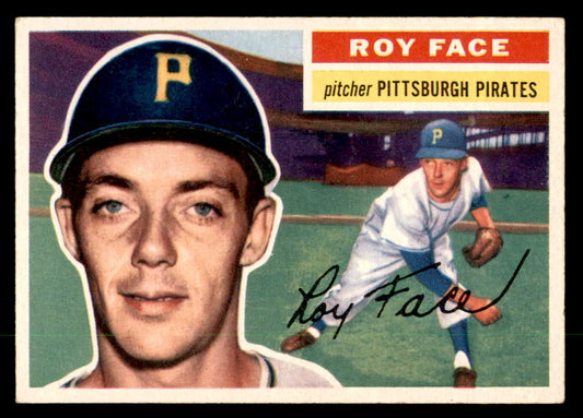 1956 Topps Baseball #013 Roy Face Pirates EX White 551718