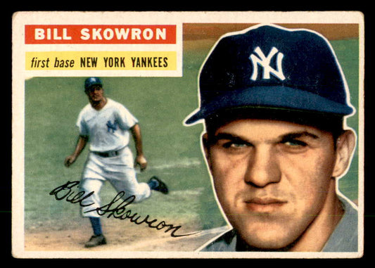 1956 Topps Baseball #061 Bill Skowron Yankees VG-EX Gray 551721