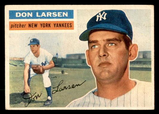 1956 Topps Baseball #332 Don Larsen Yankees VG-EX 551729