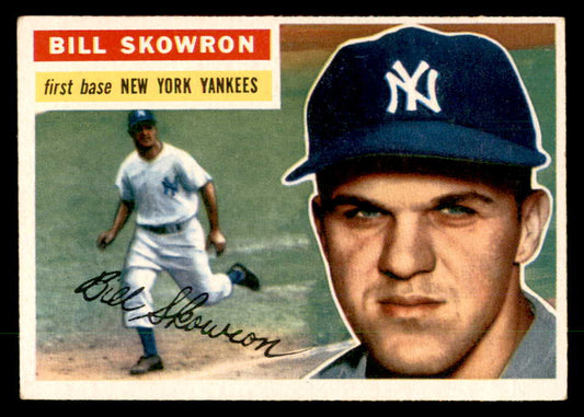 1956 Topps Baseball #061 Bill Skowron Yankees EX White 551763
