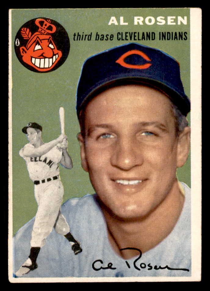 1954 Topps Baseball #015 Al Rosen Indians VG-EX 551781