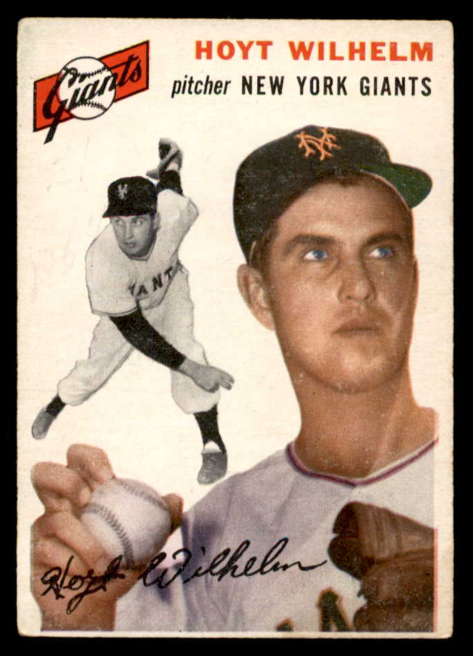 1954 Topps Baseball #036 Hoyt Wilhelm Giants VG-EX 551784