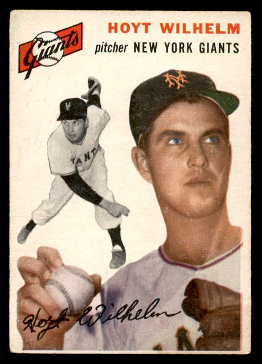 1954 Topps Baseball #036 Hoyt Wilhelm Giants VG-EX 551784
